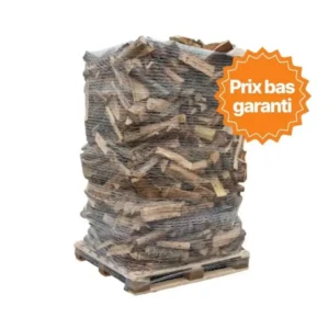 [braz bb25 1500 secnat] bois de chauffage – 25 cm – ballot sur palette 2 stères 1,5m³