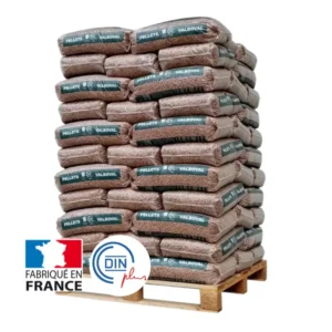 [braz pel65] granulés de bois premium palette de 65 sacs