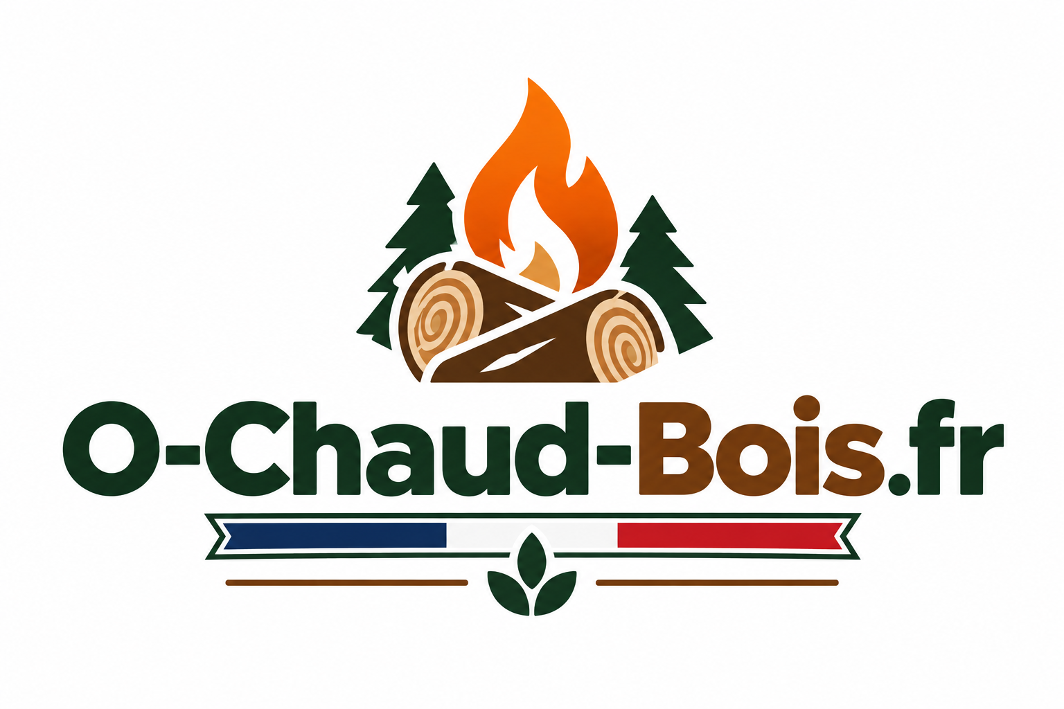 logo o chaud bois.fr au feu de bois